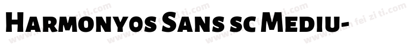 Harmony0s Sans sc Mediu字体转换
